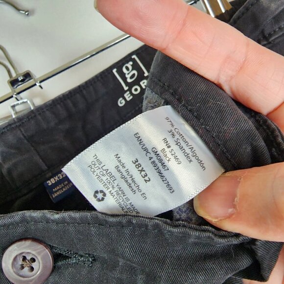 Lot of 2 George Slim Pants 38X32 - Picture 4 of 5